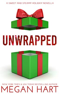 A red and green gift box, open, with the title UNWRAPPED 